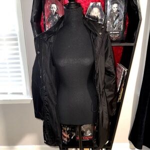 Target a new day black rain trench coat